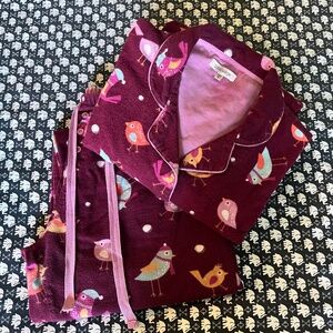 PJ Salvage 100% Cotton Flannel Pajama Set  Warm & Comfy  Size Small